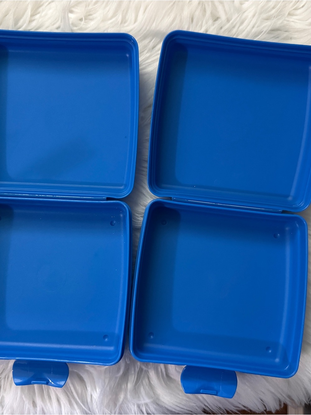 Nascar Blue Plastic Snack Containers with Racing Graphic - Picture 2 of 5